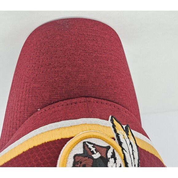 Washington Redskins 2019 100 Game Worn New Era 39 Thirty Fitted Hat Cap Read - Picture 7 of 10